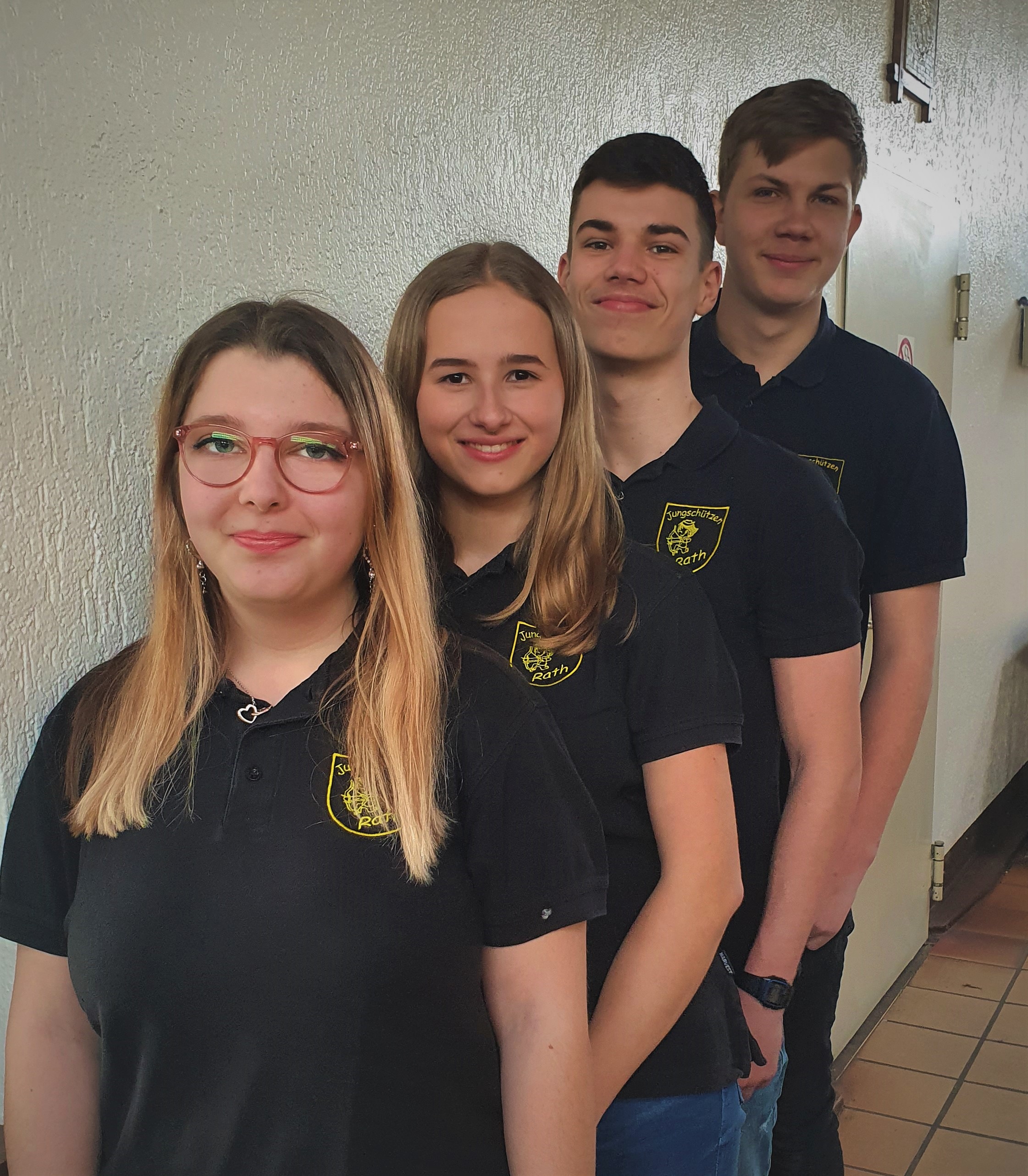 v.l.n.r. Lara, Cindy, Tim und L&eacute;on